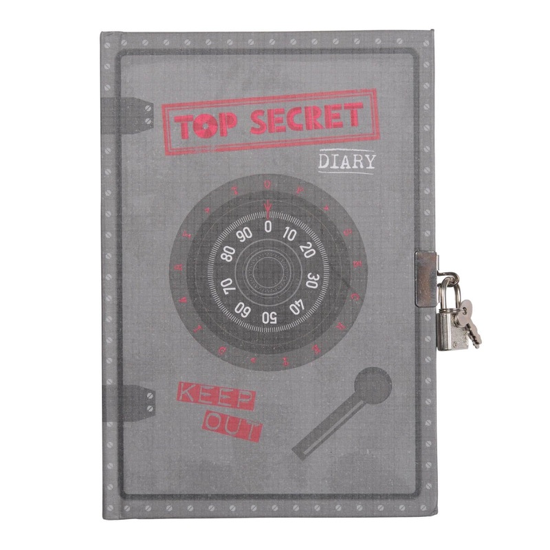 Tiger Tribe – Lockable Diary – Top Secret